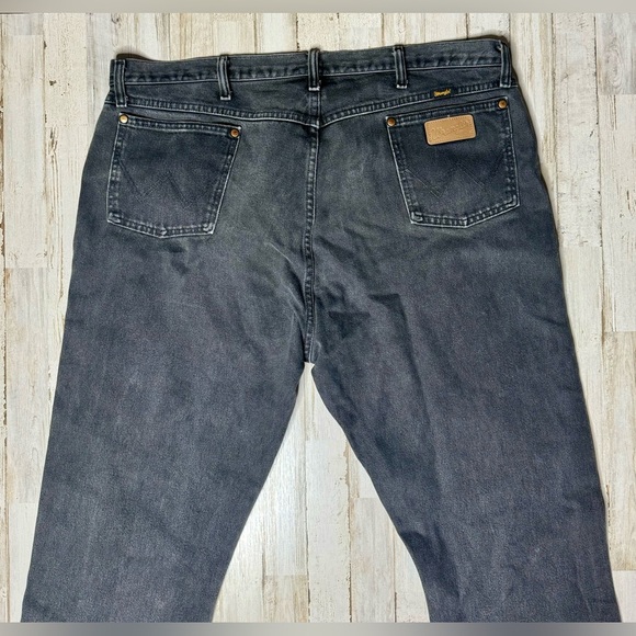 WRANGLER Jeans Men's 42x34 Black Cowboy Western Outdoors 13MW2WK - Picture 9 of 10